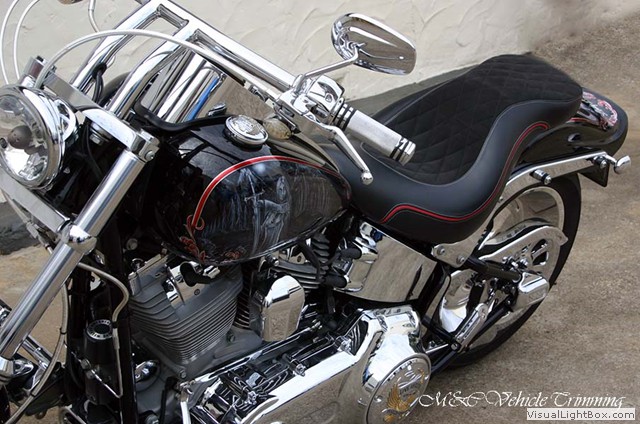 Harley-Davidson FXSB 103 - Motor bike seats - M&C Vehicle Trimming