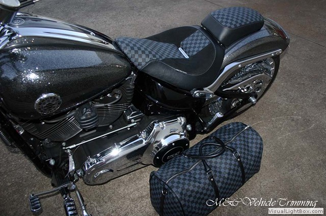 MotoSeat - Check out @the722 and his custom Louis Vuitton