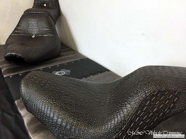 Harley-Davidson FXSB 103 - Motor bike seats - M&C Vehicle Trimming Adelaide