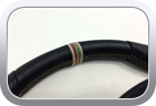 Abarth 500 Special Edition steering wheel before the restoration - Car Interior