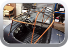 Austin 7 1928 top repairs - Car Interior