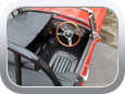 Austin-Healey Sprite tonneau cover adjustments - Car Interior
