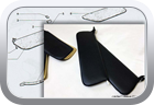 BMW 3.0 CSL 1973 sunvisors - Car Interior