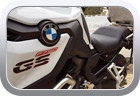 BMW F750 GS 2013 seat modifications - motorbike seat