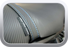 Buell Motorcycle 2009 carbonfibre vinyl seat cover