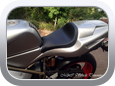 Ducati 916 Senna customized motorcycle seat by M&C Vehicle Trimming