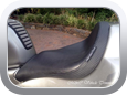 Ducati 916 Senna customized motorcycle seat by M&C Vehicle Trimming