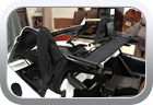 Ferrari 360 Spider 2001 convertible repairs - Car Interior