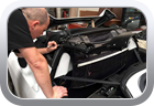 Ferrari 360 Spider 2001 top frame repairs - Car Interior