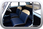 Fiat Nuova 500 1958 car seats - Car Interior