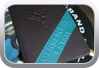 Custom leather business conference portfolio - Miscellaneous