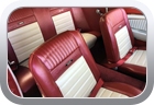Ford Mustang GT 1966 Coupe seat upholstery - Car Interior