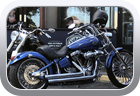 Custom Harley-Davidson motorcycle seat upholstery - Motor Bike Seat