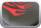 Honda VT750C2 1999 custom flames