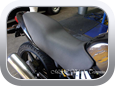 Honda VTR V2 Sport seat by M&C Vehicle Trimming