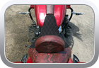 Kawasaki Vulcan 2017 - custom seat upholstery