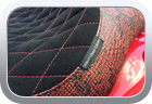 Kawasaki Vulcan 2017 - custom seat cover by M&C Vehicle Trimming