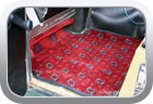 Land Rover 110 Defender 1988 custom floor carpet - Car Interior