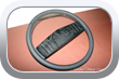 Lotus Esprit 1978 steering wheel - Car Interior