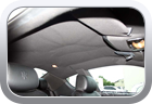 Maserati GranTurismo 2008 custom Alcantara head-lining replacement - Car Interior