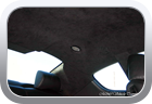 Maserati GranTurismo 2008 custom Alcantara head-lining - Car Interior