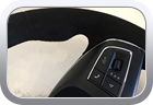 Maserati Quattroporte 2015 Alcantara steering wheel - Car Interior