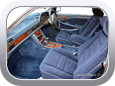 Mercedes-Benz S-Class 500SEC (W126) 1984 custom carpet dashmat - Car Interior