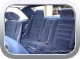 Mercedes-Benz S-Class 500SEC (W126) 1984 velour seats - Car Interior