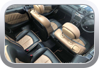 Mercedes-Benz CLK-Class (A209) 2008 Convertible custom leather seats - Car Interior