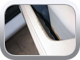 Mercedes-Benz C-Class (W204) 2008 AMG upholstery damage - Car Interior