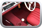 Mercedes-Benz SL-Class (W113) 1964 'Pagoda' German squareweave carpet - Car Interior