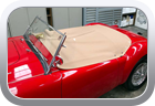 MG-A 1600 1959 Roadster hood cover - Car Interior