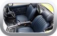 MG-B 1971 Overdrive vinyl seats - Car Interior