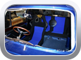 Mini Morris Deluxe seat upholstery - Car Interior