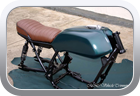 Custom motor bike seat