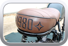 Custom motorbike seat