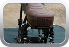 Custom motorcycle seat