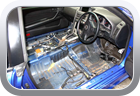 Nissan Skyline GT-R V-Spec 2000 floor carpet replacement - Car Interior