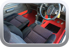 Peugeot 205 GTi 1987 seat upholstery - Car Interior