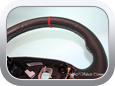 Renault Clio steering wheel before - Car Interior