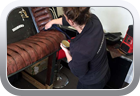 1905 Sulky leather seat restoration - Car Interior