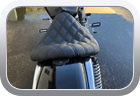 Triumph Bonneville 2009 custom seat upholstery - Motor Bike Seat