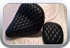 Custom Triumph motorcycle vinyl seat cover - Motor Bike Seat