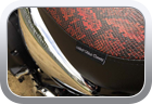 Triumph Thunderbird custom seat upholstery - Motor Bike Seat
