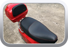 Vespa Piaggio 2008 - seat upholstery