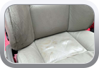 Volvo V70 station-wagon leather repair - Car interior
