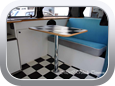 Volkswagen Kombi Bus - Car Interior