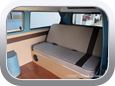 Volkswagen Kombi Bus - Car Interior
