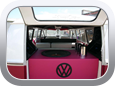 Volkswagen Kombi Bus - Car Interior